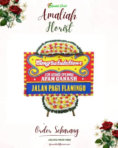 Sewa Papan Bunga Wawo